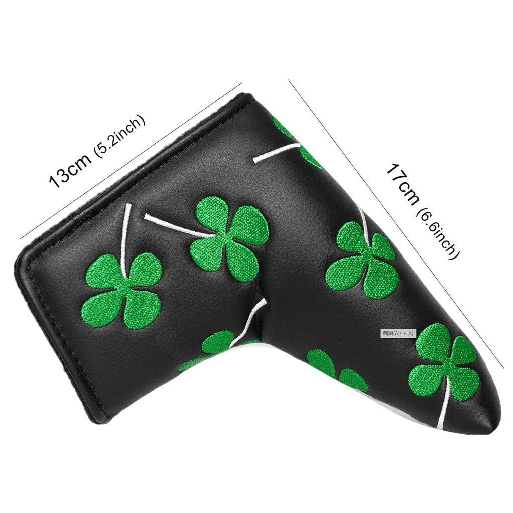 Luck of the Irish Black Leather putter blade headcover size