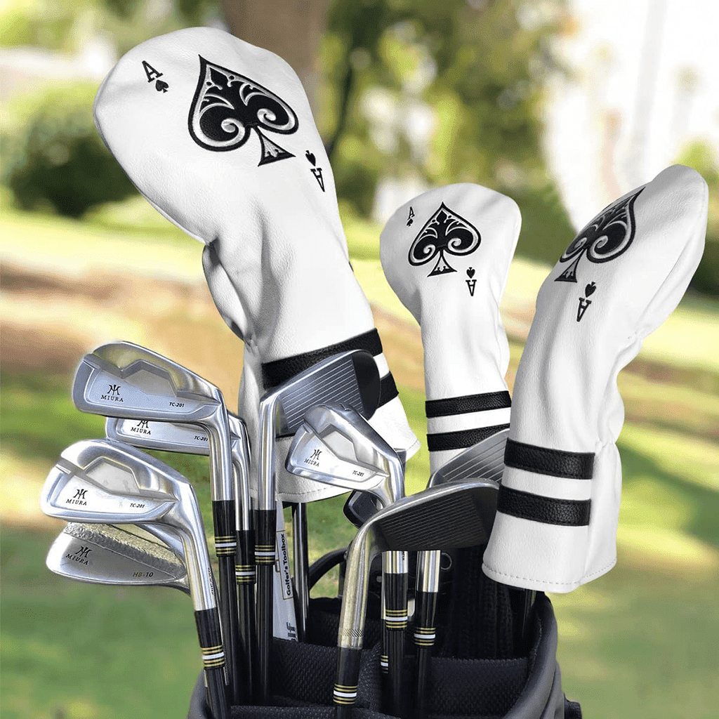Spade Master Golf Driver Head Cover in golf bag