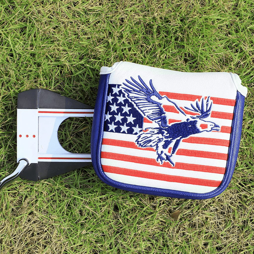 USA Eagle square putter covers mallet fit most putters
