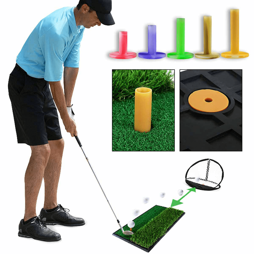 rubber golf mat tees for practicing
